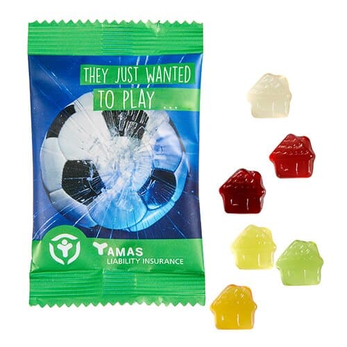 Fruchtgummi STANDARD-Formen 15 g im konventionellen Tütchen