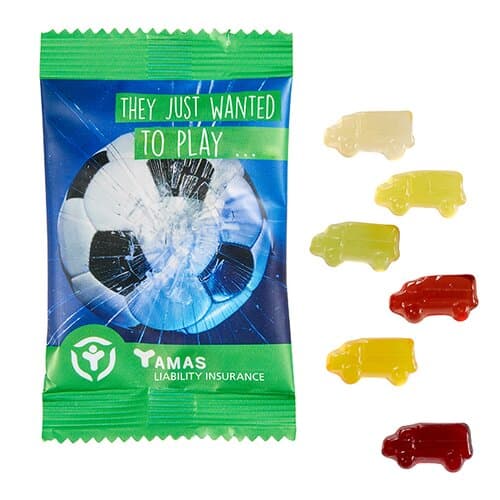 Fruchtgummi STANDARD-Formen 15 g im konventionellen Tütchen