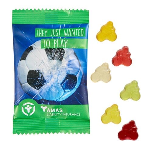 Fruchtgummi STANDARD-Formen 15 g im konventionellen Tütchen