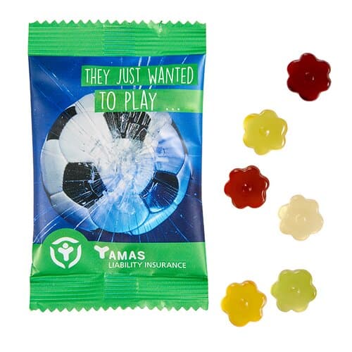 Fruchtgummi STANDARD-Formen 15 g im konventionellen Tütchen