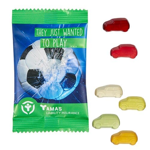Fruchtgummi STANDARD-Formen 15 g im konventionellen Tütchen