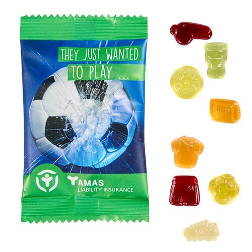 Fruchtgummi STANDARD-Formen 15 g im konventionellen Tütchen