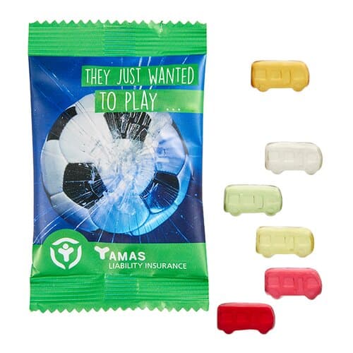 Fruchtgummi STANDARD-Formen 15 g im konventionellen Tütchen