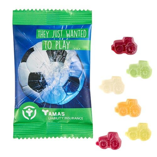 Fruchtgummi STANDARD-Formen 15 g im konventionellen Tütchen
