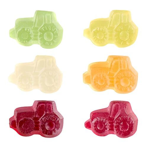 Fruchtgummi STANDARD-Formen 15 g im konventionellen Tütchen