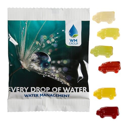 Fruchtgummi STANDARD-Formen 20 g im konventionellen Tütchen