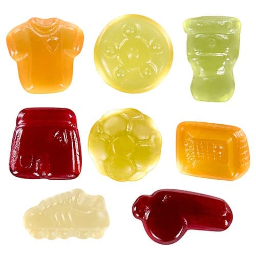 Fruchtgummi STANDARD-Formen 20 g im konventionellen Tütchen
