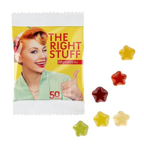 Fruchtgummi STANDARD-Formen 10 g im kompostierbaren Tütchen