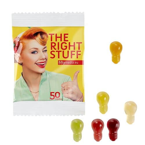 Fruchtgummi STANDARD-Formen 10 g im kompostierbaren Tütchen