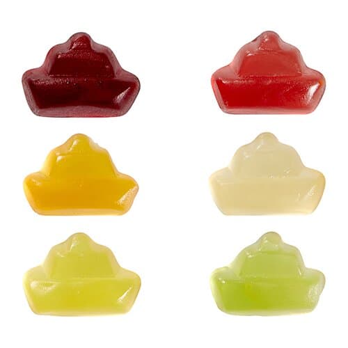 Fruchtgummi STANDARD-Formen 10 g im kompostierbaren Tütchen