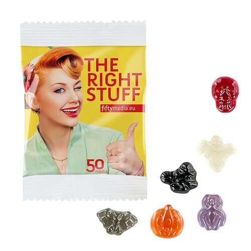 Fruchtgummi STANDARD-Formen 10 g im kompostierbaren Tütchen