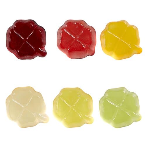 Fruchtgummi STANDARD-Formen 15 g im kompostierbaren Tütchen