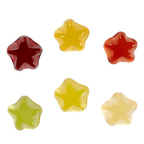 Fruchtgummi STANDARD-Formen 15 g im kompostierbaren Tütchen