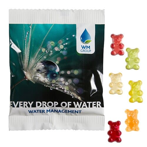 Fruchtgummi STANDARD-Formen 20 g im kompostierbaren Tütchen
