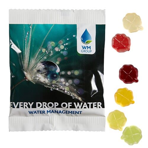 Fruchtgummi STANDARD-Formen 20 g im kompostierbaren Tütchen