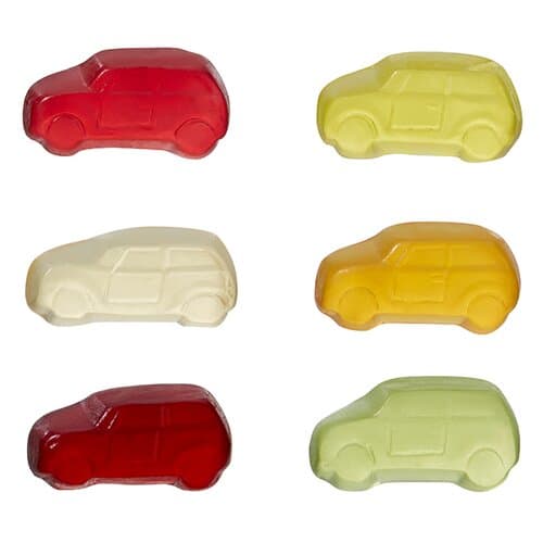 Fruchtgummi STANDARD-Formen 20 g im kompostierbaren Tütchen