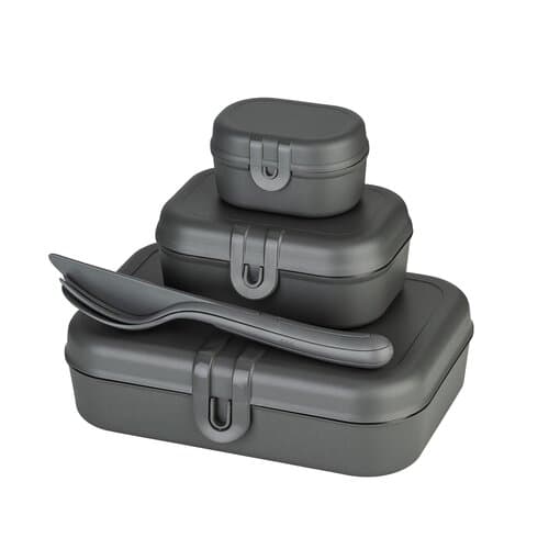 Koziol PASCAL READY Lunchbox-Set + Besteck-Set MADE IN GERMANY