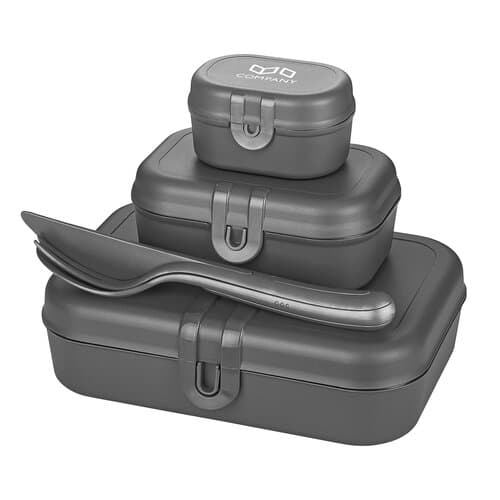 Koziol PASCAL READY Lunchbox-Set + Besteck-Set MADE IN GERMANY