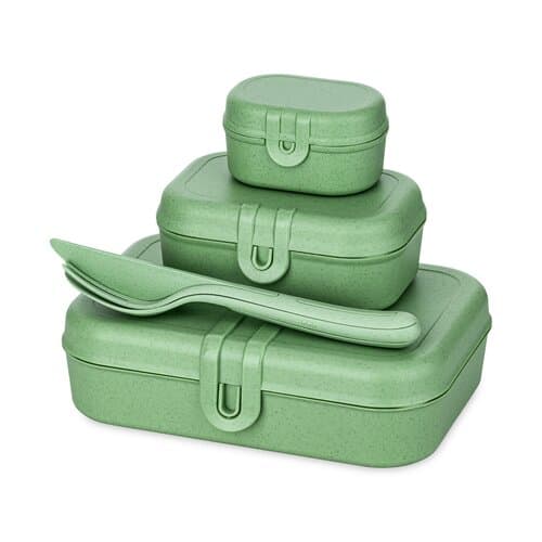 Koziol PASCAL READY Lunchbox-Set + Besteck-Set MADE IN GERMANY