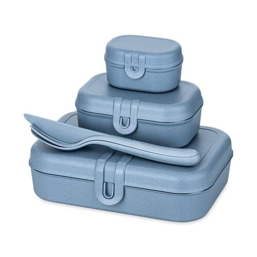 Koziol PASCAL READY Lunchbox-Set + Besteck-Set MADE IN GERMANY