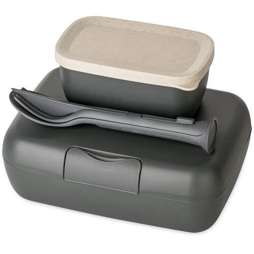 Koziol CANDY READY Lunchbox-Set + Besteck-Set MADE IN GERMANY