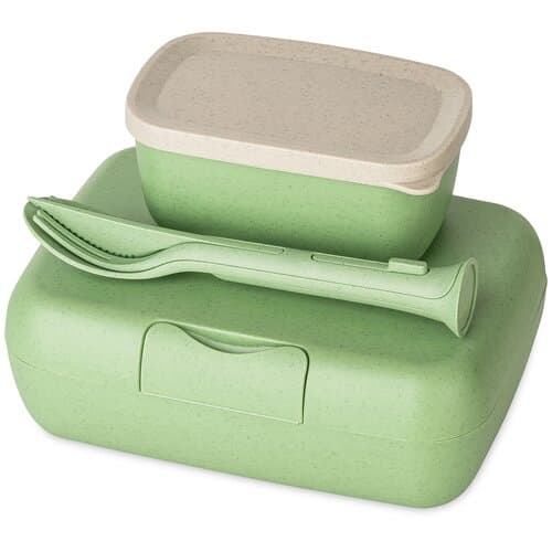 Koziol CANDY READY Lunchbox-Set + Besteck-Set MADE IN GERMANY