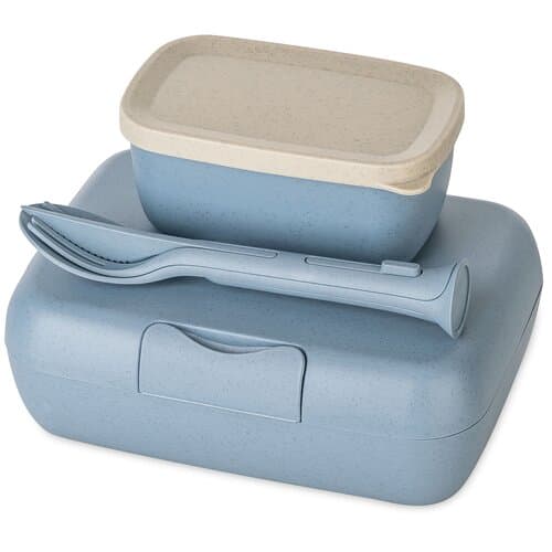 Koziol CANDY READY Lunchbox-Set + Besteck-Set MADE IN GERMANY