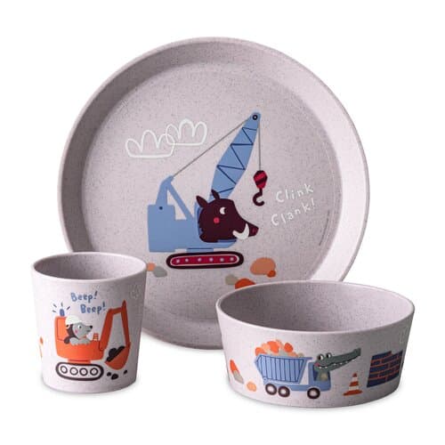 Koziol CONNECT TRUCKS Kleiner Teller + Schale + Becher MADE IN GERMANY