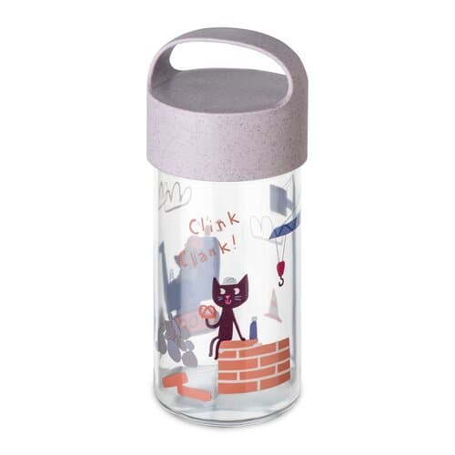 Koziol BUDDY SNACK 0,5 TRUCKS Snackpot / Trinkflasche 500ml MADE IN GERMANY