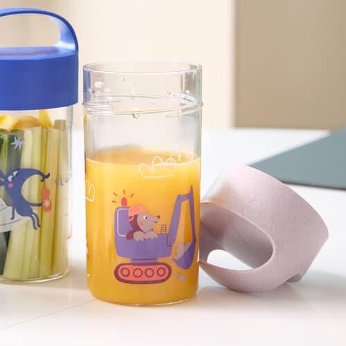Koziol BUDDY SNACK 0,5 TRUCKS Snackpot / Trinkflasche 500ml MADE IN GERMANY