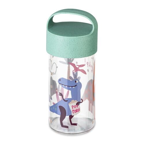Koziol BUDDY SNACK 0,5 REX Snackpot / Trinkflasche 500ml MADE IN GERMANY