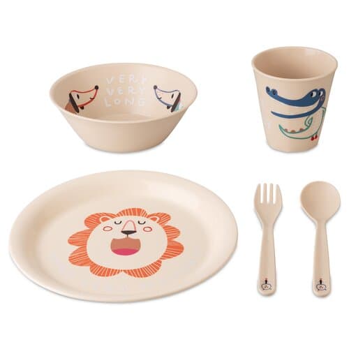 Koziol VERY VERY AT HOME Teller + Schale + Becher + Besteckset MADE IN GERMANY