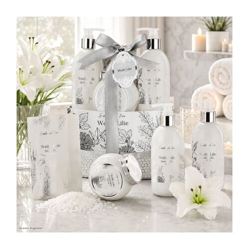 Wellness-Geschenkset: Weiße Lilie