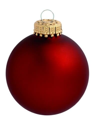 Weihnachtskugel 8 cm BASIC BIG 11 mit Werbedruck