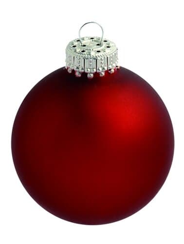 Weihnachtskugel 8 cm BASIC BIG 11 mit Werbedruck