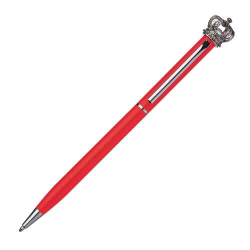 Kugelschreiber aus Metall mit Krone DYLAN