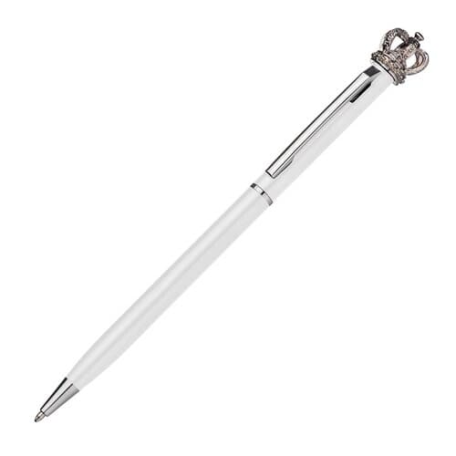 Kugelschreiber aus Metall mit Krone DYLAN