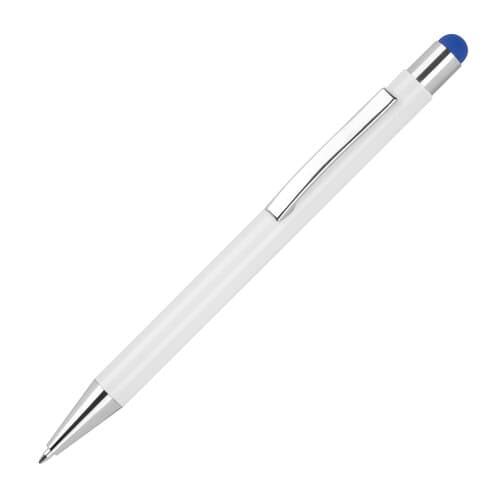 Kugelschreiber aus Aluminium mit gummierter Oberfläche JEAN