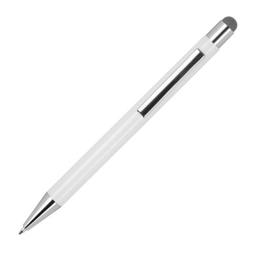 Kugelschreiber aus Aluminium mit gummierter Oberfläche JEAN