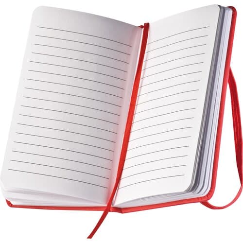 Notizbuch mit Lesebändchen und Gummibandverschluss ROMANA