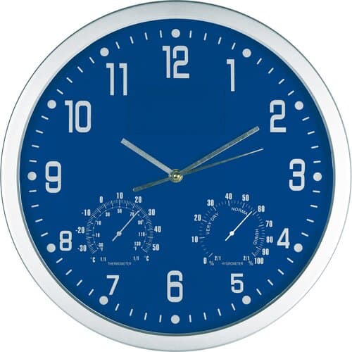 Wanduhr mit Hygro - und Thermometer MALCOLM