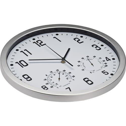 Wanduhr mit Hygro - und Thermometer MALCOLM