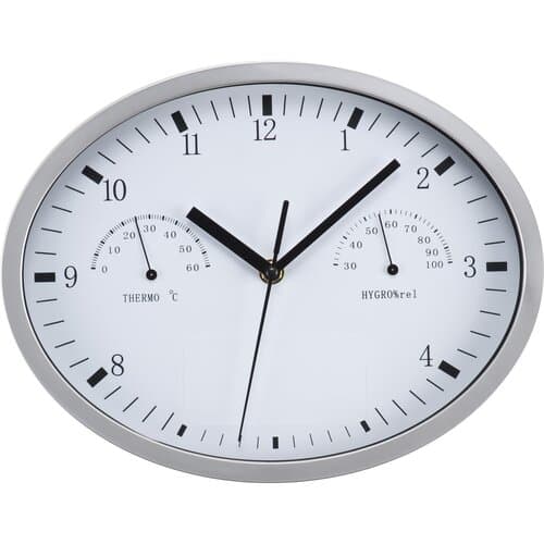 Wanduhr mit Hygro- und Thermometer HENRY