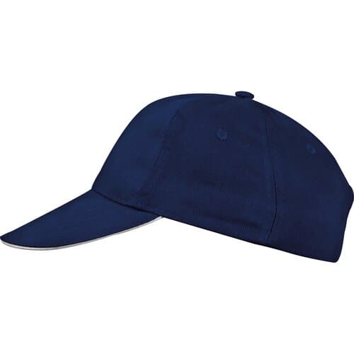 6 Panel Sandwich Baseball Cap CURTIS