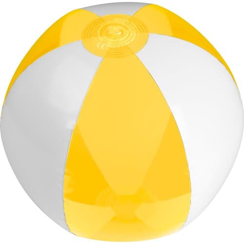 Strandball bicolour farbig/transparent MARGARETHE