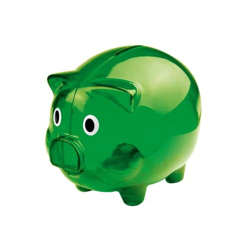 Transparentes Sparschwein TRUDY