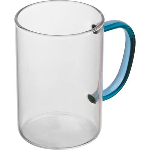 Glastasse mit farbigem Henkel, 250ml EDDA