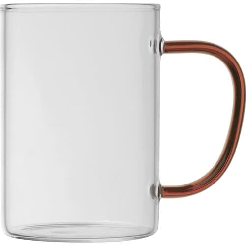 Glastasse mit farbigem Henkel, 250ml EDDA