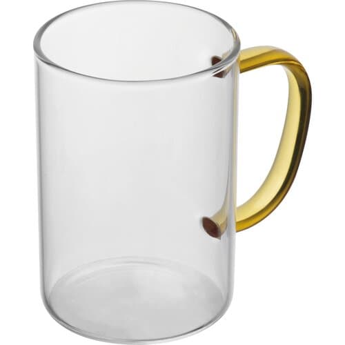 Glastasse mit farbigem Henkel, 250ml EDDA