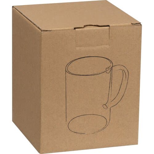 Glastasse mit farbigem Henkel, 250ml EDDA